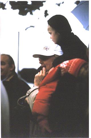 Roger with Rufus Tiger on his sholders